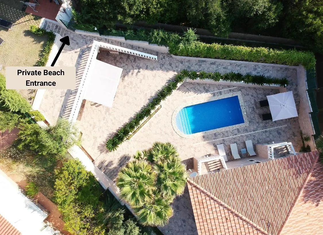 Luxury Villa, Private Beach N Pool Lloret de Mar